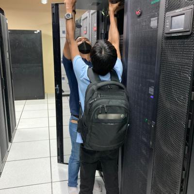 Pemasangan Network Switch di PDSA Bandar Enstek_2